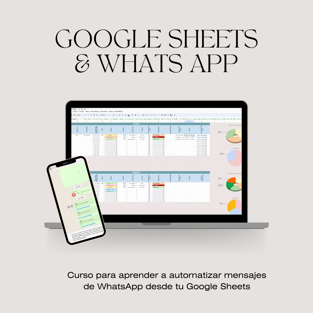 Curso whats app google sheets curso whatsapp & google sheets